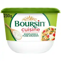 Albert Heijn Boursin Cuisine knoflook & fijne kruiden aanbieding