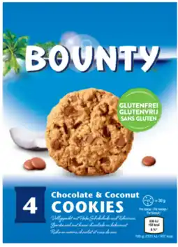 Albert Heijn Bounty Chocolate & coconut cookies gluten free aanbieding