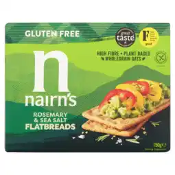 Albert Heijn Nairn's Rosemary & sea salt flatbread aanbieding