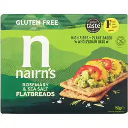 Albert Heijn Nairn's Rosemary & sea salt flatbread aanbieding