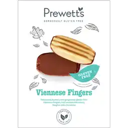 Albert Heijn Prewetts Milk chocolate Viennese fingers aanbieding
