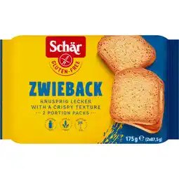 Albert Heijn Schär Zwieback beschuit glutenvrij aanbieding
