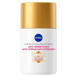Kruidvat NIVEA Luminous630 Anti-Striae/Anti-Striemen Body Oil-Serum aanbieding