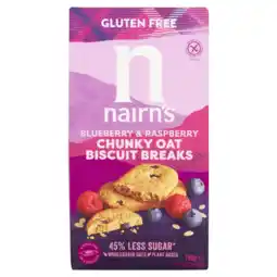 Albert Heijn Nairn's Brosse biscuits met framboos & bosbessen aanbieding