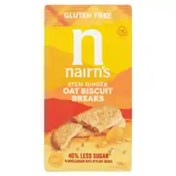 Albert Heijn Nairn's Biscuit breaks oats ginger glutenvrij aanbieding