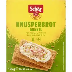 Albert Heijn Schär Knusperbrot dunkel glutenvrij aanbieding
