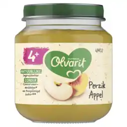 Albert Heijn Olvarit Perzik appel 4m+ aanbieding