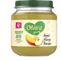 Albert Heijn Olvarit Appel mango banaan 4m+ aanbieding