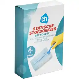 Albert Heijn AH Statische stofdoekjes + houder aanbieding