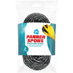 Albert Heijn AH Pannenspons roestvrijstaal aanbieding