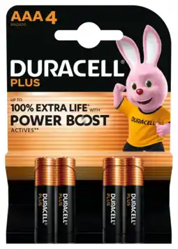 Albert Heijn Duracell Plus AAA-alkaline batterijen MN2400 aanbieding