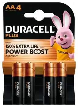 Albert Heijn Duracell Plus AA-alkaline batterijen MN1500 aanbieding