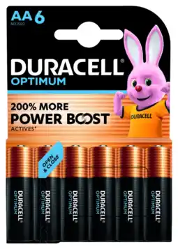 Albert Heijn Duracell Optimum AA batterijen aanbieding