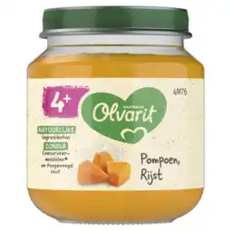 Albert Heijn Olvarit Pompoen rijst 4m+ aanbieding