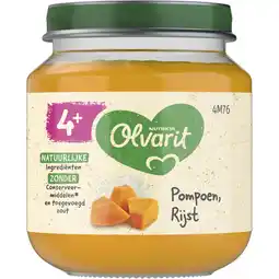Albert Heijn Olvarit Pompoen rijst 4m+ aanbieding