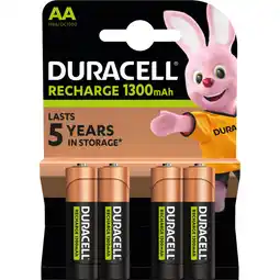 Albert Heijn Duracell Rechargeable AAA-batterijen 750 mAh aanbieding