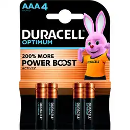 Albert Heijn Duracell Optimum AAA batterijen aanbieding