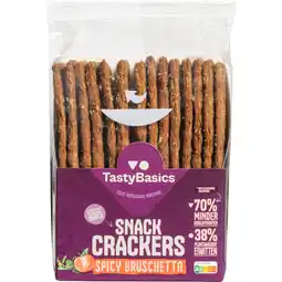 Albert Heijn TastyBasics Snack crackers spicy bruschetta aanbieding