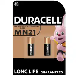 Albert Heijn Duracell MN21 specialty alkalinebatterij A23 aanbieding