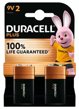Albert Heijn Duracell Plus 9V batterijen aanbieding