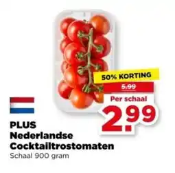 PLUS PLUS Nederlandse Cocktailtrostomaten aanbieding
