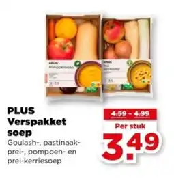 PLUS PLUS Verspakket soep aanbieding
