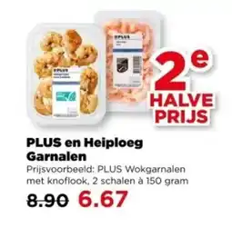 PLUS PLUS en Heiploeg Garnalen aanbieding