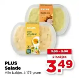 PLUS PLUS Salade aanbieding