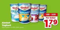 PLUS Almhof Yoghurt aanbieding