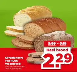PLUS Korenlanders van PLUS Vloerbrood aanbieding