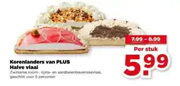 PLUS Korenlanders van PLUS Halve vlaai aanbieding