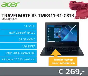 Informatique ACER Travelmate B3 TMB311-31-C8T3 aanbieding