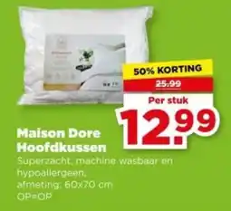 PLUS Maison Dore Hoofdkussen aanbieding