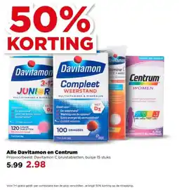 PLUS Alle Davitamon en Centrum aanbieding