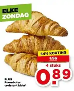 PLUS PLUS Roomboter croissant klein aanbieding
