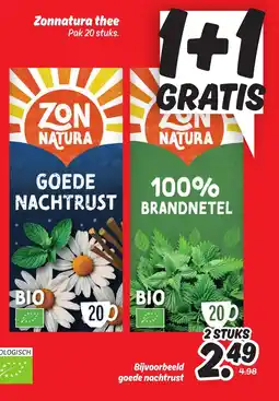 Dekamarkt Zonnatura thee aanbieding