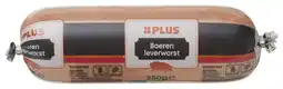 PLUS PLUS Boerenleverworst aanbieding