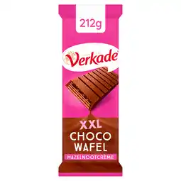 PLUS Verkade XXL Choco wafel hazelnootcrème aanbieding