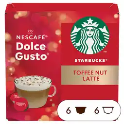 PLUS Starbucks Nescafé Dolce Gusto toffee nut latte aanbieding