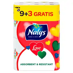 PLUS NALYS keukenpapier Love aanbieding