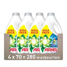 Plein.nl 4x Ariel Vloeibaar Wasmiddel aanbieding