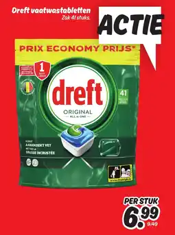 Dekamarkt Dreft vaatwastabletten aanbieding