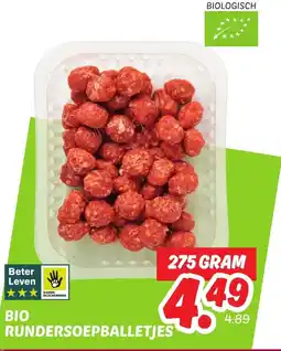 Dekamarkt Bio rundersoepballetjes aanbieding