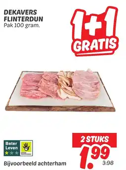 Dekamarkt Dekavers flinterdun aanbieding