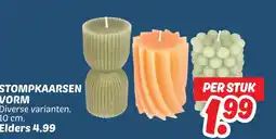 Dekamarkt Stompkaarsen Vorm aanbieding