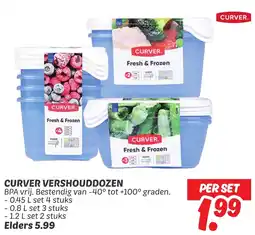 Dekamarkt Curver vershouddozen aanbieding