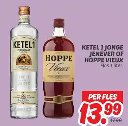 Dekamarkt Ketel 1 Jenever of hoppe vieux aanbieding