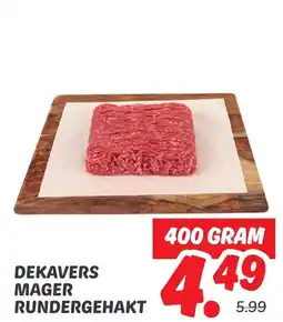 Dekamarkt Dekavers mager rundergehakt aanbieding