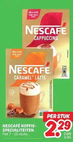 Dekamarkt Nescafé koffie specialiteiten aanbieding
