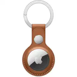 ANWB Apple Leather Key ring AirTag-sleutelhanger Donker Bruin aanbieding